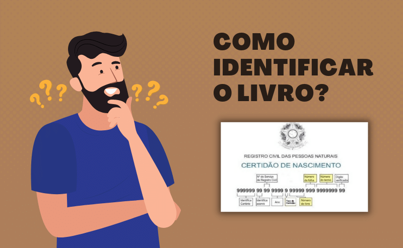 livro certidão de nascimento